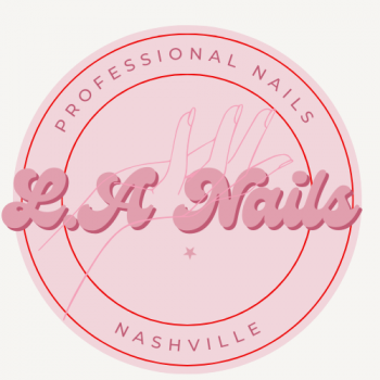 logo LA Nails on Charlotte Ave